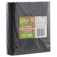 GoDan S.A Papierröhrchen Schwarz 8x252 Mm/ 200 Stk.