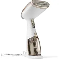 Conair Dampfglätter 1560W mit 5 Einstellungen, 25g/min Dampf, Keramikplatte, 230ml Tank, 40s Aufheizen, inkl. 3 Aufsätze & langes Kabel für Kleidung