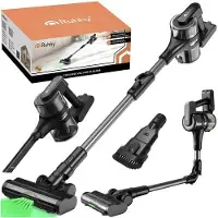 Ruhhy 26708 Stabstaubsauger, kabellos, LunPro 400 W, 2-in-1, schwarz