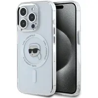 Karl Lagerfeld Iml Karl Head Metal Frame Magsafe Iphone 15 Pro Max Handyhülle