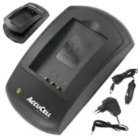 AccuCell Ladegerät passend für Panasonic DMW-BCF10 E, DMW-BCK7