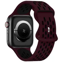 Beline pasek Apple Watch New Sport Silicone 38/40/41mm bordowo-czarny wine red/black box