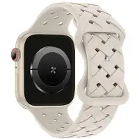 Beline pasek Apple Watch Silicone Woven 42/44/45/49mm beżowy /starlight box