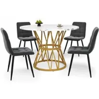 STILVORA Lowboard mit 2 Schubladen&5 Metallbeine,TV-Schrank Fernsehschrank mit offene Regale,TV-Lowboard mit Kabelführungsloch,Schwarz