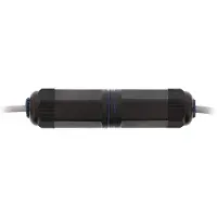 InLine Patchkabelkupplung Cat.6, wasserdicht IP67, 2x RJ45 Buchse, geschirmt, Schwarz