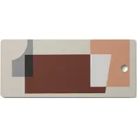 Applicata - Tapas Brett Clay, large, rot / schwarz / grau / orange