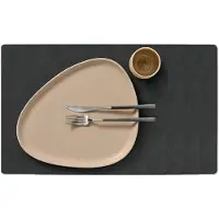 Lind DNA Tischset Square L Nupo Black (4er Set)-35 x 45 cm