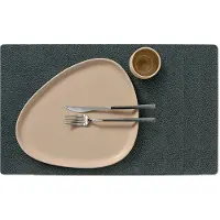 Lind DNA Tischset Square L Hippo Black Anthracite (4er Set)-35 x 45 cm