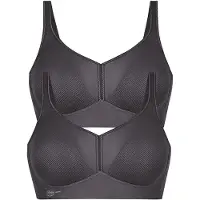 Anita Sport BH mit Schale air control DeltaPad in anthrazit anthrazit | Gr.: 95A