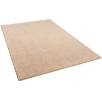 Snapstyle Hochflor Velours Teppich Mona Natur 133x133cm
