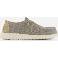 HEY DUDE Wally Braided Sportief - Grijs - Maat 46
