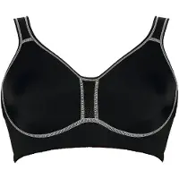 Viania Sport-BH ohne Bügel in schwarz | Gr.: 95B