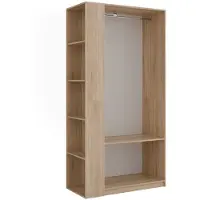 Vicco Kleiderschrank Elmo Sonoma 80 x 200 cm 2er Set, Model 61346