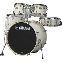 Yamaha Stage Custom 5-teiliger 20-Kesselsatz Birke Classic White
