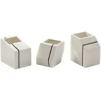 Serax Vase Mini Silos White (3er-Set)