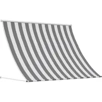 vidaXL Markise Anthrazit und Weiß 250 x 150 cm