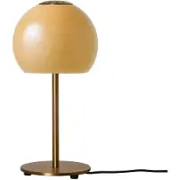 Frandsen Tischlampe Ball Glass, creme / amber, für Wohn- / Esszimmer, Glas, Design, Tischlampe