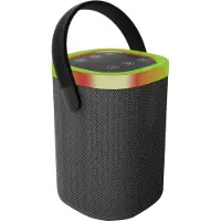 Gembird GMB-Audio Bluetooth LED Lautsprecher schwarz - Kompakt mit RGB-Beleuchtung