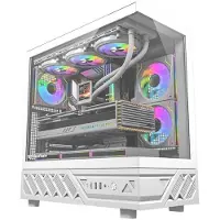 Darkflash DS950 PC Gehäuse + 6 Lüfter Weiß