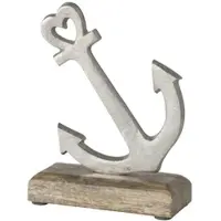 Boltze Dekoaufsteller Caroline Anker Aluminium H.17 cm