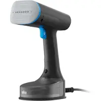 Braun Dampfglätter 1200W 25g/min 150ml Tank 45s Aufheizen 3D Gleitsohle iCare Schutz tragbare Dampfbürste für Kleidung Reisen Zuhause Büro kompakt