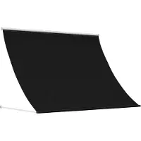 vidaXL Markise Schwarz 300 x 150 cm