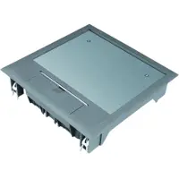 Hager VQ06057011, Satinierter Stahl, EN50085-2-2