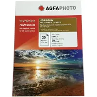 Agfa Agfaphoto-Inkjetpapier Hochglanz 20 Blatt A4