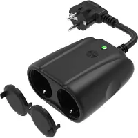 Lupus Electronics 2 Kanal Outdoorsteckdose Black Neu