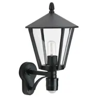 Albert 661815 Wandleuchte Typ Nr. 1815 - Farbe: schwarz, mit BWM für 1 x Lampe, E27