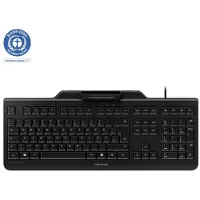 Cherry SECURE BOARD 1.0 BLK, Volle Größe (100%), Kabelgebunden, USB, Mechanischer Switch, QWERTY, Schwarz