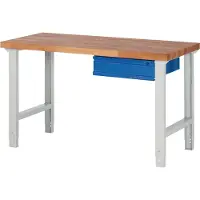 TECWERK Werkbank Serie BK 650 lichtgrau / enzianblau 1 Schublade - 1 Stk.