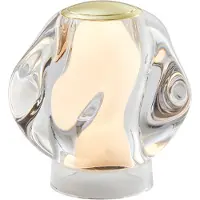 Loom Design Ice Ball Portable Tischleuchte Gold - , Ice Ball, dimmbar, Gold / Messing, für Wohnzimmer, Metall, Modern