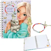 TOPModel Tagebuch mit Verschluss & Armband