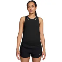 Nike AeroSwift Laufshirt Damen - schwarz, weiß, Größe XL (auch verfügbar in XS, S, M, L)