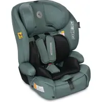 Lorelli Auto Kindersitz Benevento mit Isofix i-Size, Mitwachsender Autositz für Kinder von 76-150 cm, Babysitz, Autokindersitz, grün