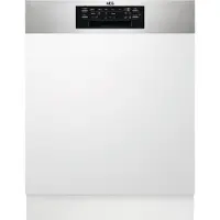 AEG FEE84706PM, Halb integriert, Standardgröße (60 cm), Silber, Tasten, 1,6 m, 1,8 m