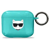 Karl Lagerfeld Fall Choupette Na Airpods 3 - Niebieskie