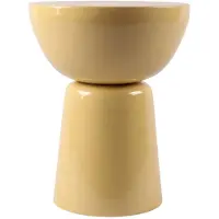 Vente-unique Beistelltisch Meniro Hellgelb 36 cm