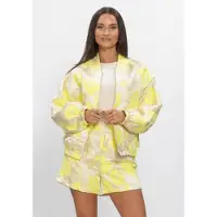 Studio Amaya Damen Jacken Fenna Bomber - Geel - Größe XL
