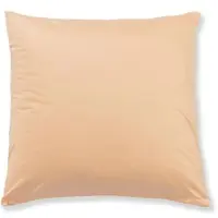 Doris Meyer Uni Interlock Jersey Bettwäsche Kissenbezug einzeln 40x40 cm | apricot - orange