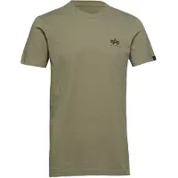 Alpha industries Basic Small Logo T-Shirt Herren Baumwolle grün, XL