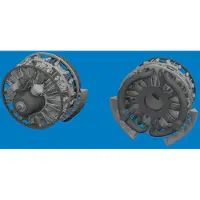 Eduard B-26B/C engines PRINT for ICM