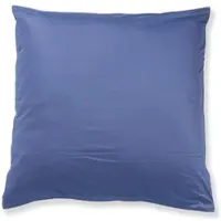 Doris Meyer Uni Interlock Jersey Bettwäsche Kissenbezug einzeln 40x40 cm | dunkelblau - blau