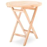 Raburg Gartentisch Teakholz 70 cm ø, Teakholz-Tisch,