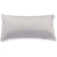 Doris Meyer Uni Interlock Jersey Bettwäsche Kissenbezug einzeln 40x80 cm | platin - grau