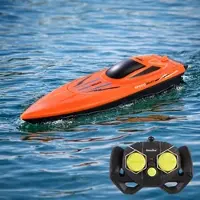 Simulus Ferngesteuertes Boot, 2,4-GHz-Fernbedienung, 50 m Reichweite, 4 km/h