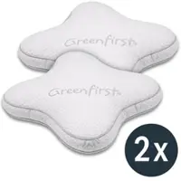 Sleezzz 2 x Premium Gelschaum Kontur- und Bauchschläfer Kissen