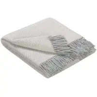 Biederlack Plaid Urban, 70% Kaschmir, 30% Wolle 130x170 cm | silver - grau