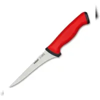 Pirge Duo Ausbeinmesser Profi Messer 12,5 cm Rot Schlachtermesser - Fleischermesser - Stechmesser - Schärfste Metzgermesser
